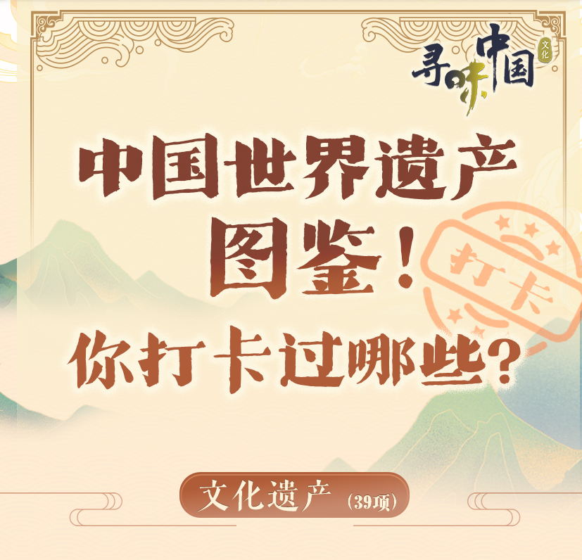  创意图鉴丨最全清单！中国世界遗产增至57项，你打卡过哪些？