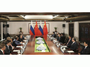  习近平会见俄罗斯总统普京
